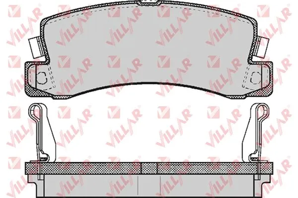 Brake Pad Set, disc brake (626.0514)