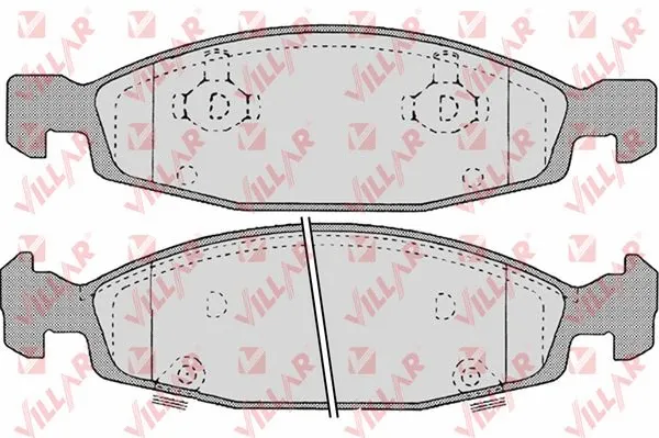 Brake Pad Set, disc brake (626.0840)