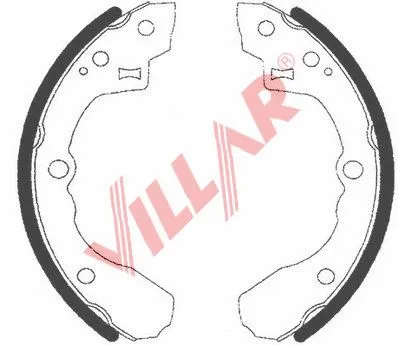 Brake Shoe Set (629.0743)
