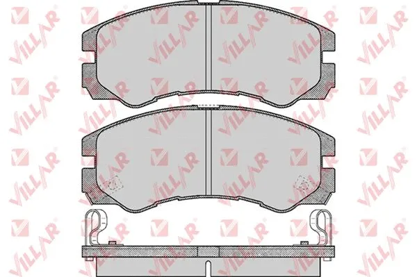Brake Pad Set, disc brake (626.0565)