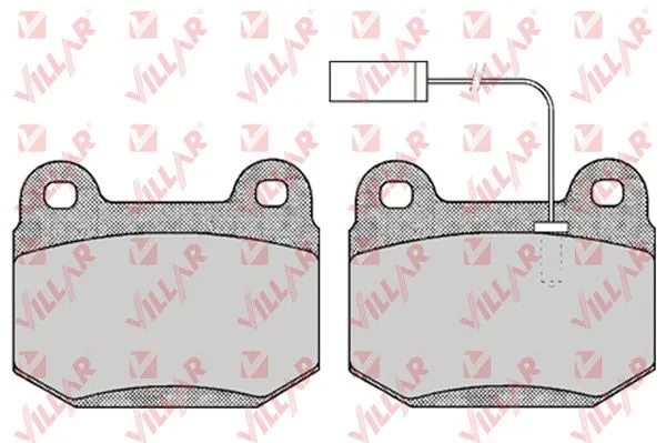 Brake Pad Set, disc brake (626.0441)