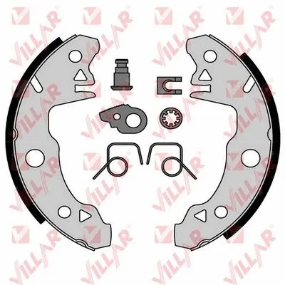 Brake Shoe Set (629.0514)
