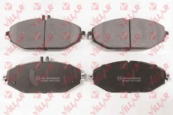 Brake Pad Set, disc brake (626.2037)