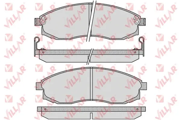 Brake Pad Set, disc brake (626.1030)
