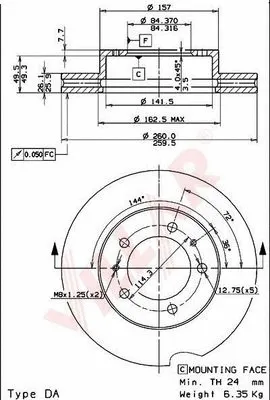 Brake Disc (628.1023)