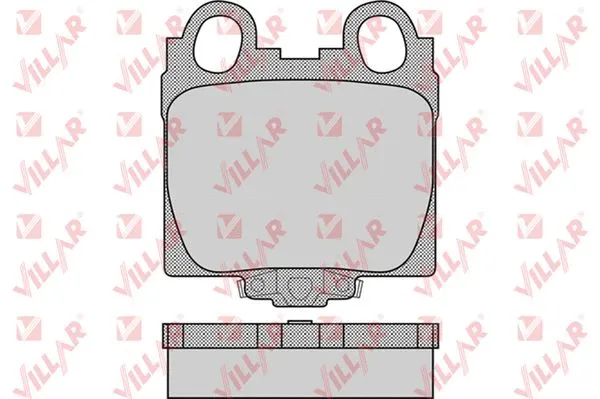 Brake Pad Set, disc brake (626.1051)
