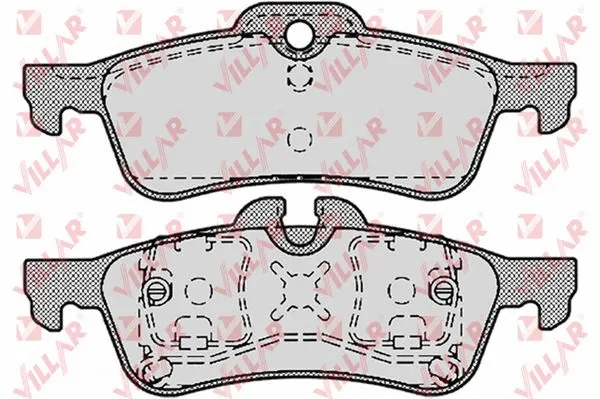 Brake Pad Set, disc brake (626.0861)