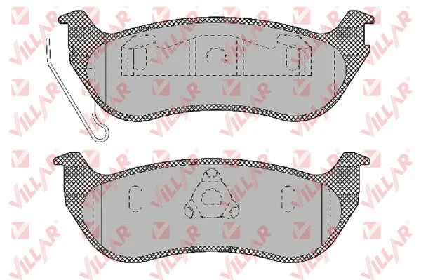Brake Pad Set, disc brake (626.1366)