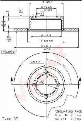 Brake Disc (628.1047)