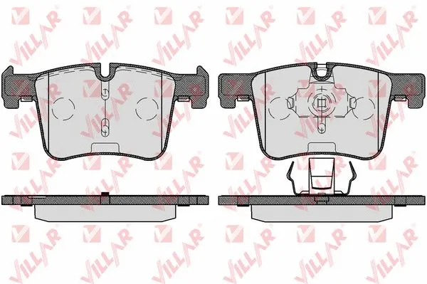 Brake Pad Set, disc brake (626.1732)