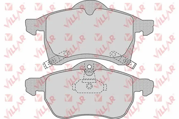 Brake Pad Set, disc brake (626.0690)