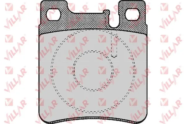 Brake Pad Set, disc brake (626.0477)