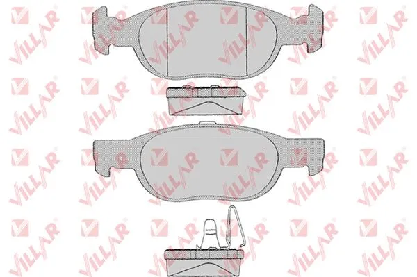 Brake Pad Set, disc brake (626.0687)