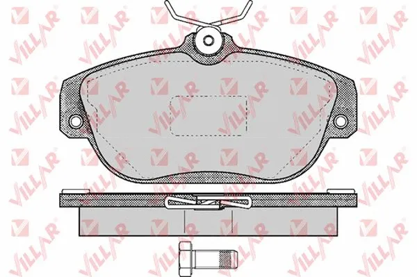 Brake Pad Set, disc brake (626.0601)