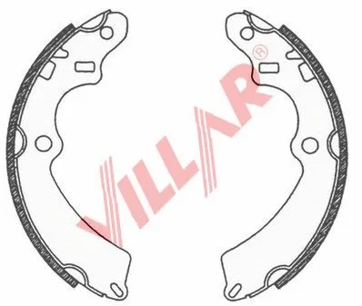 Brake Shoe Set (629.0669)