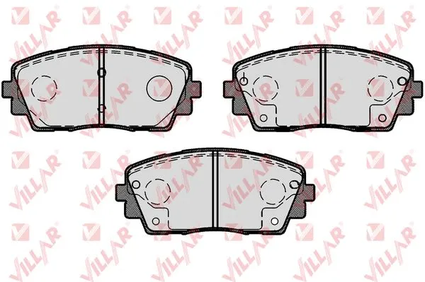 Brake Pad Set, disc brake (626.1726)
