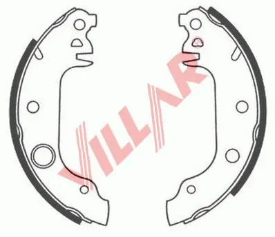 Brake Shoe Set (629.0528)