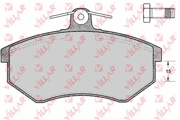 Brake Pad Set, disc brake (626.0299)
