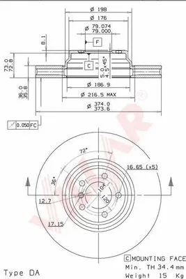 Brake Disc (628.1462)