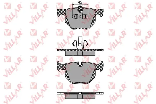 Brake Pad Set, disc brake (626.1476)