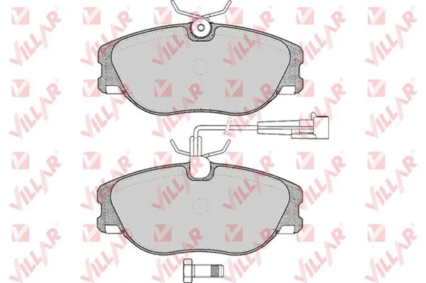Brake Pad Set, disc brake (626.0286)