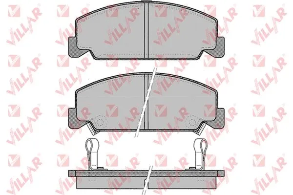 Brake Pad Set, disc brake (626.0083)