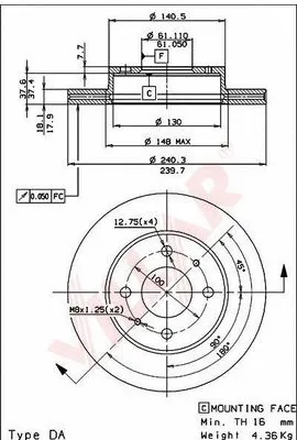 Brake Disc (628.1291)