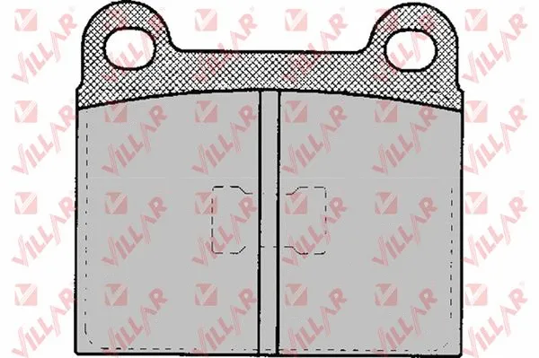 Brake Pad Set, disc brake (626.0135)