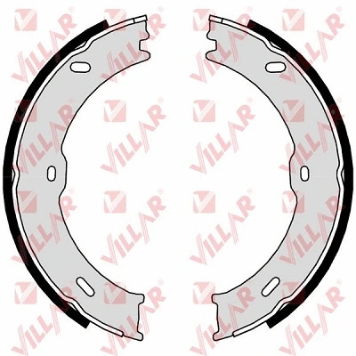 Brake Shoe Set, parking brake (629.0302)
