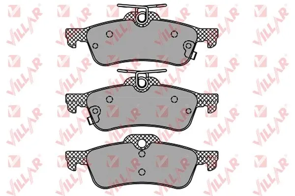 Brake Pad Set, disc brake (626.1458)