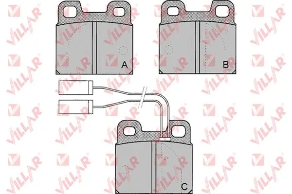 Brake Pad Set, disc brake (626.0030)