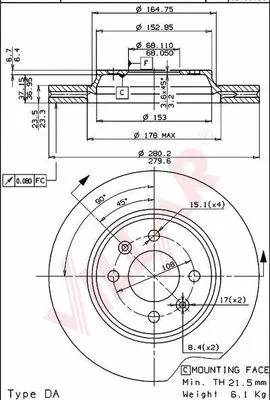 Brake Disc (628.1085)