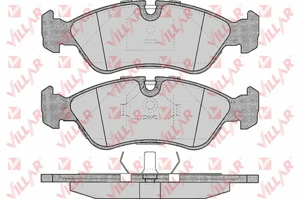 Brake Pad Set, disc brake (626.0304)