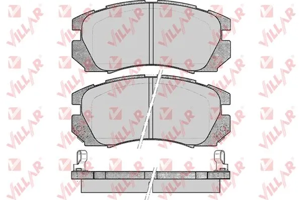 Brake Pad Set, disc brake (626.0479)
