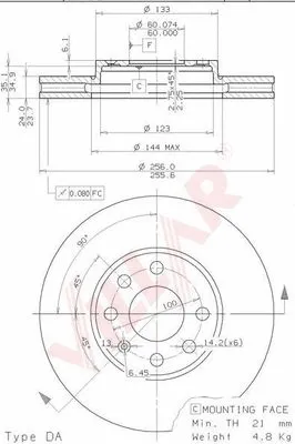 Brake Disc (628.0491)