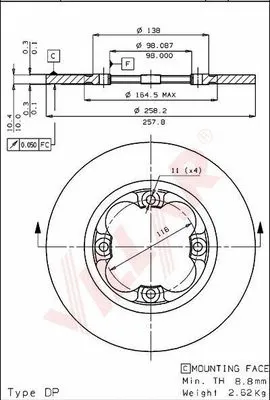 Brake Disc (628.1883)