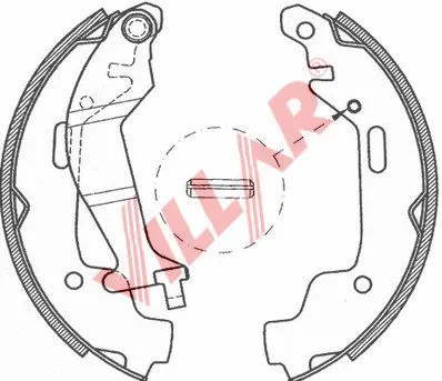 Brake Shoe Set (629.0787)