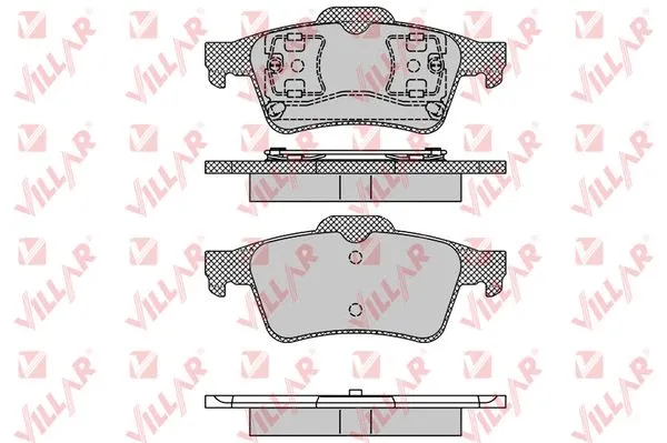 Brake Pad Set, disc brake (626.1189)