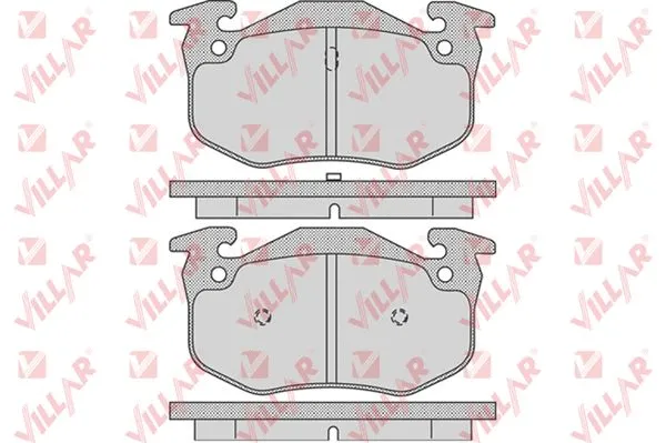 Brake Pad Set, disc brake (626.0801)