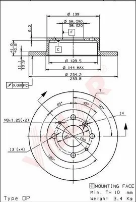 Brake Disc (628.1911)
