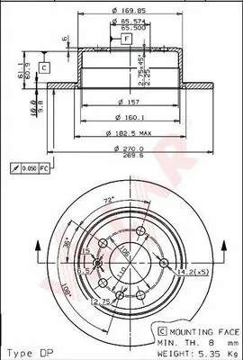 Brake Disc (628.1063)