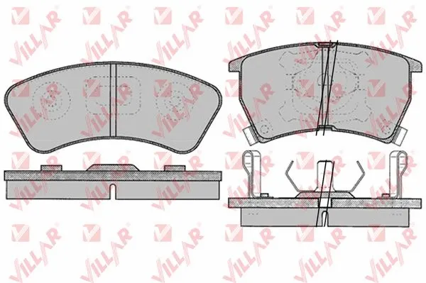 Brake Pad Set, disc brake (626.0034)