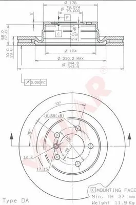 Brake Disc (628.1859)