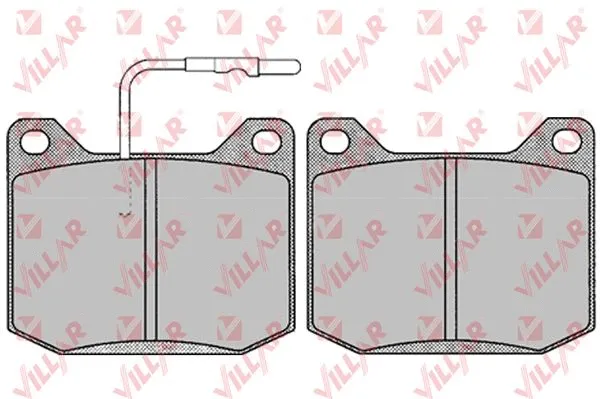 Brake Pad Set, disc brake (626.0118)