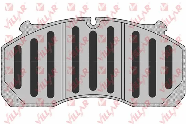 Brake Pad Set, disc brake (626.1182)