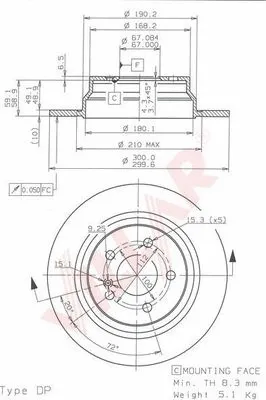 Brake Disc (628.1814)