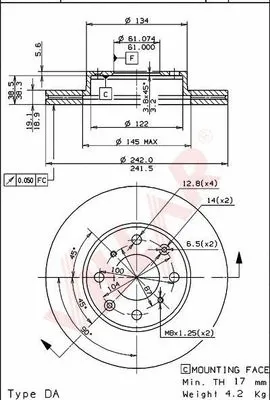 Brake Disc (628.1496)