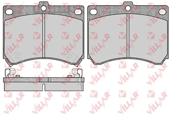 Brake Pad Set, disc brake (626.0510)