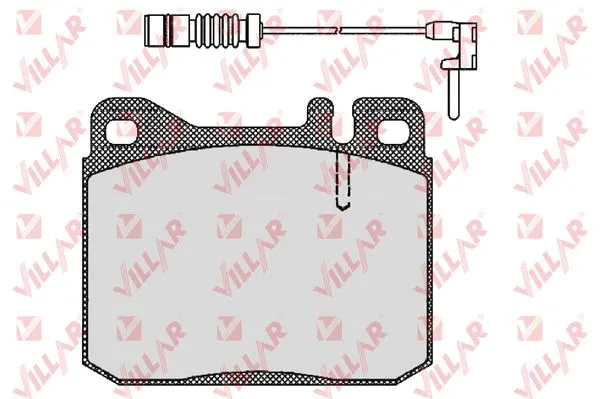 Brake Pad Set, disc brake (626.0211A)