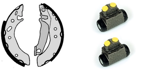 Brake Shoe Set (608.7908)